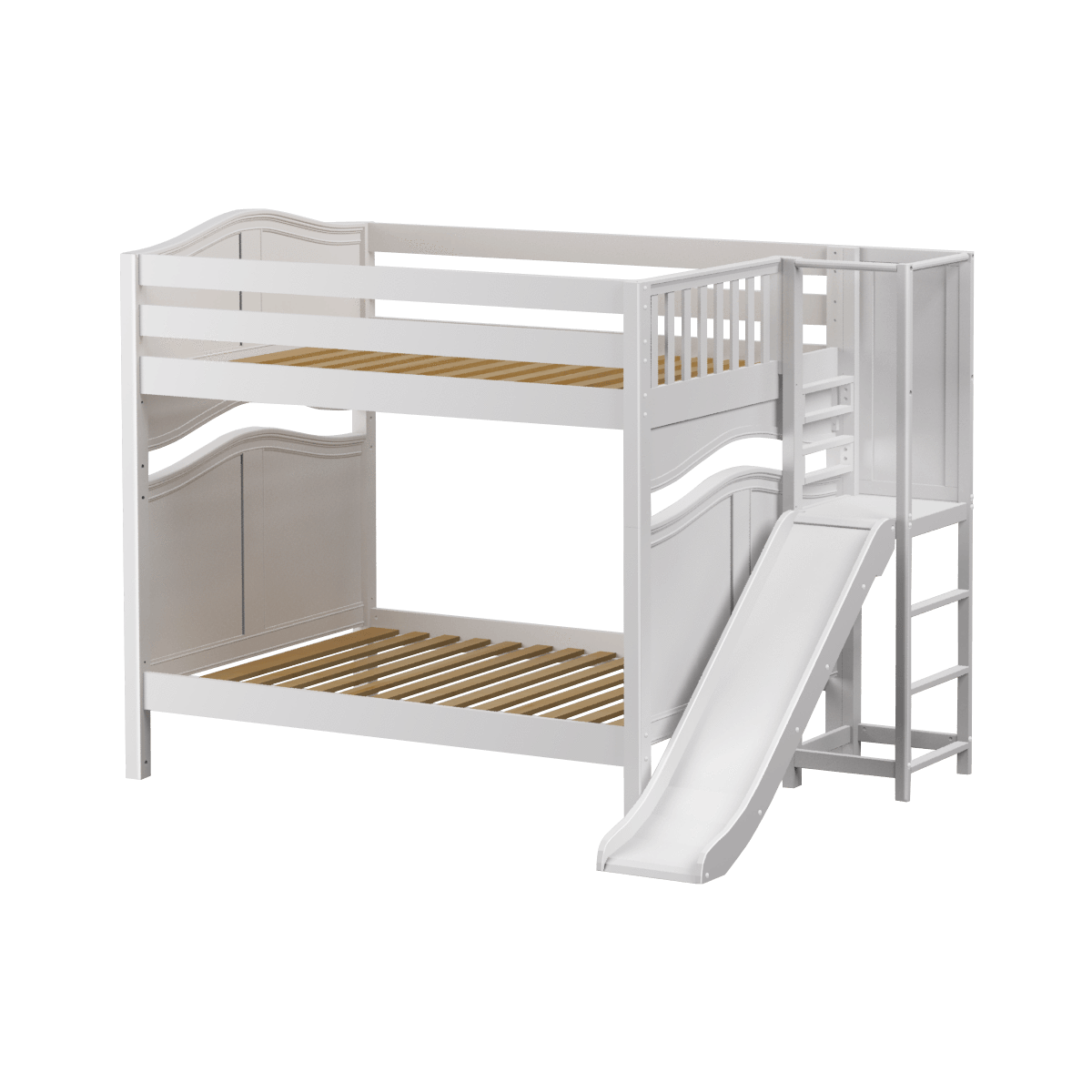 Maxtrix Full High Bunk Bed with Slide Platform