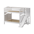 Maxtrix Full High Bunk Bed with Slide Platform