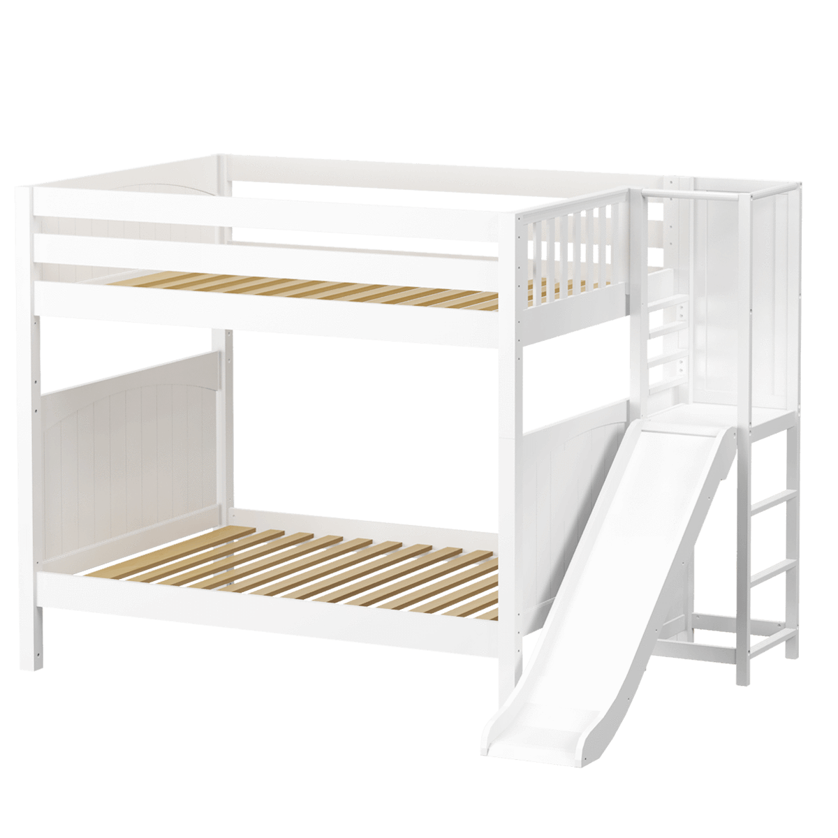 Maxtrix Full High Bunk Bed with Slide Platform