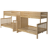 Maxtrix Twin XL over Full XL Quadruple Bunk Bed with Stairs