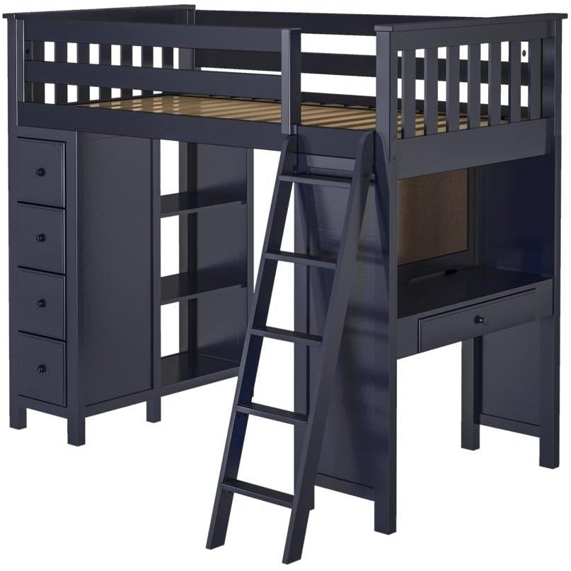 Jackpot Deluxe Loft Bed Storage Study