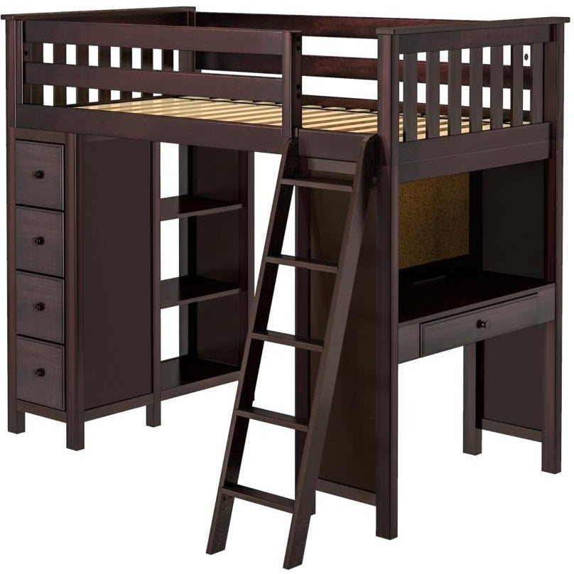 Jackpot Deluxe Loft Bed Storage Study