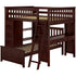 Jackpot Deluxe Full over Twin L-Shape Bunk with Desk + Storage
