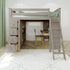 Jackpot Deluxe Full Size Loft with Desk + Storage