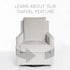 Oilo Harper Swivel Nursery Glider