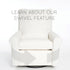 Oilo Orly Gliding Swivel Nursery Recliner