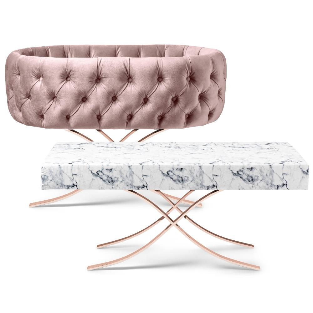 Aristot Curule Rose Gold