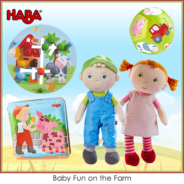 Haba Stacking Cubes on The Farm