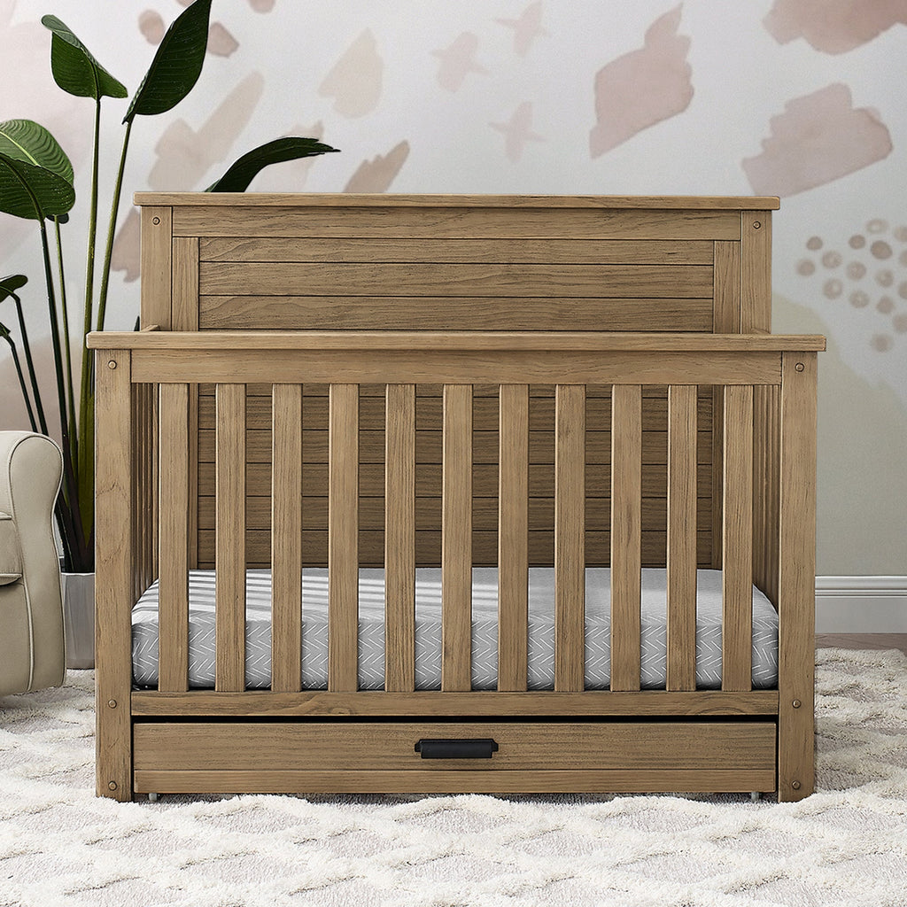Delta Children Caden 6-in-1 Convertible Crib with Trundle Drawer