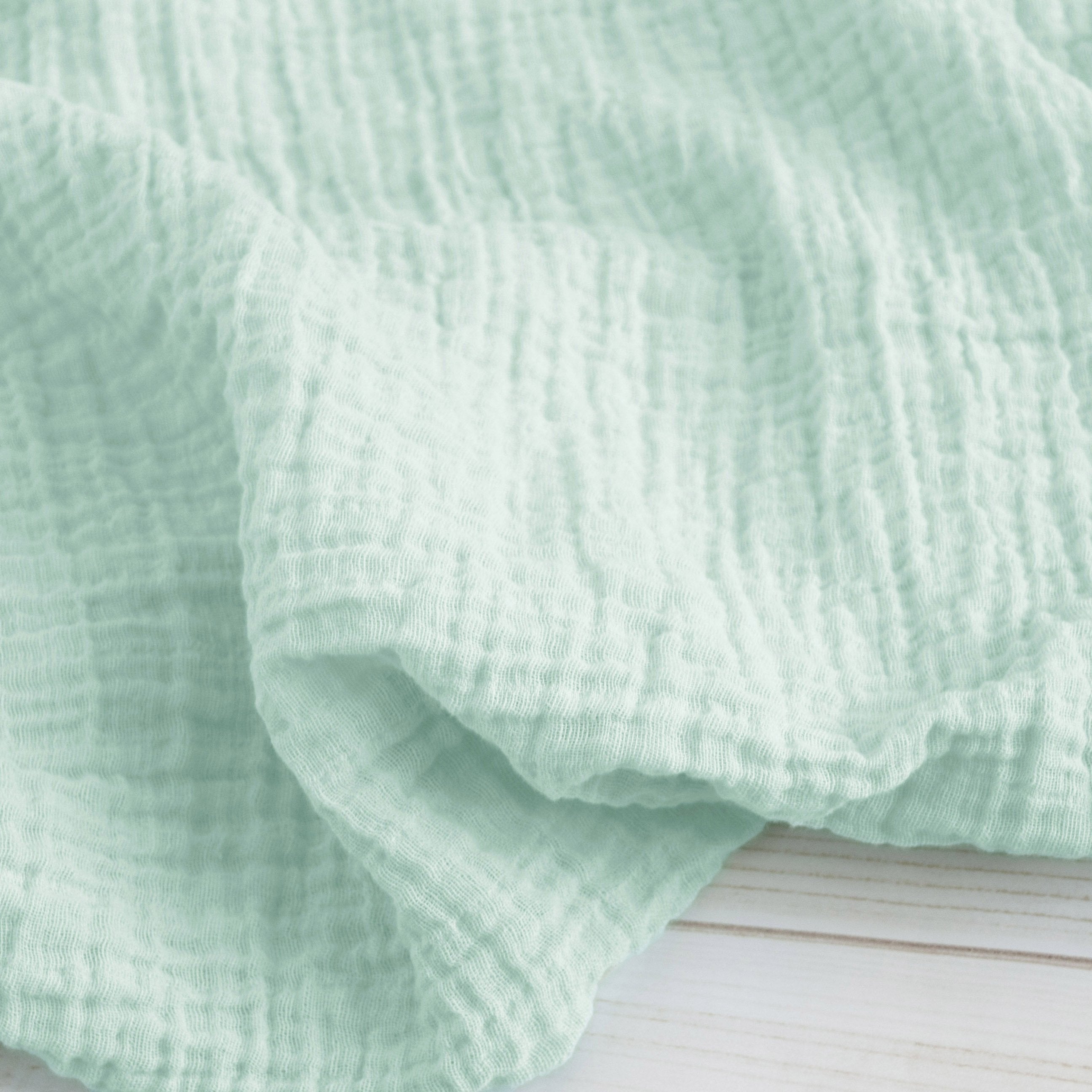 Sugar + Maple Classic Muslin Swaddle - Mint