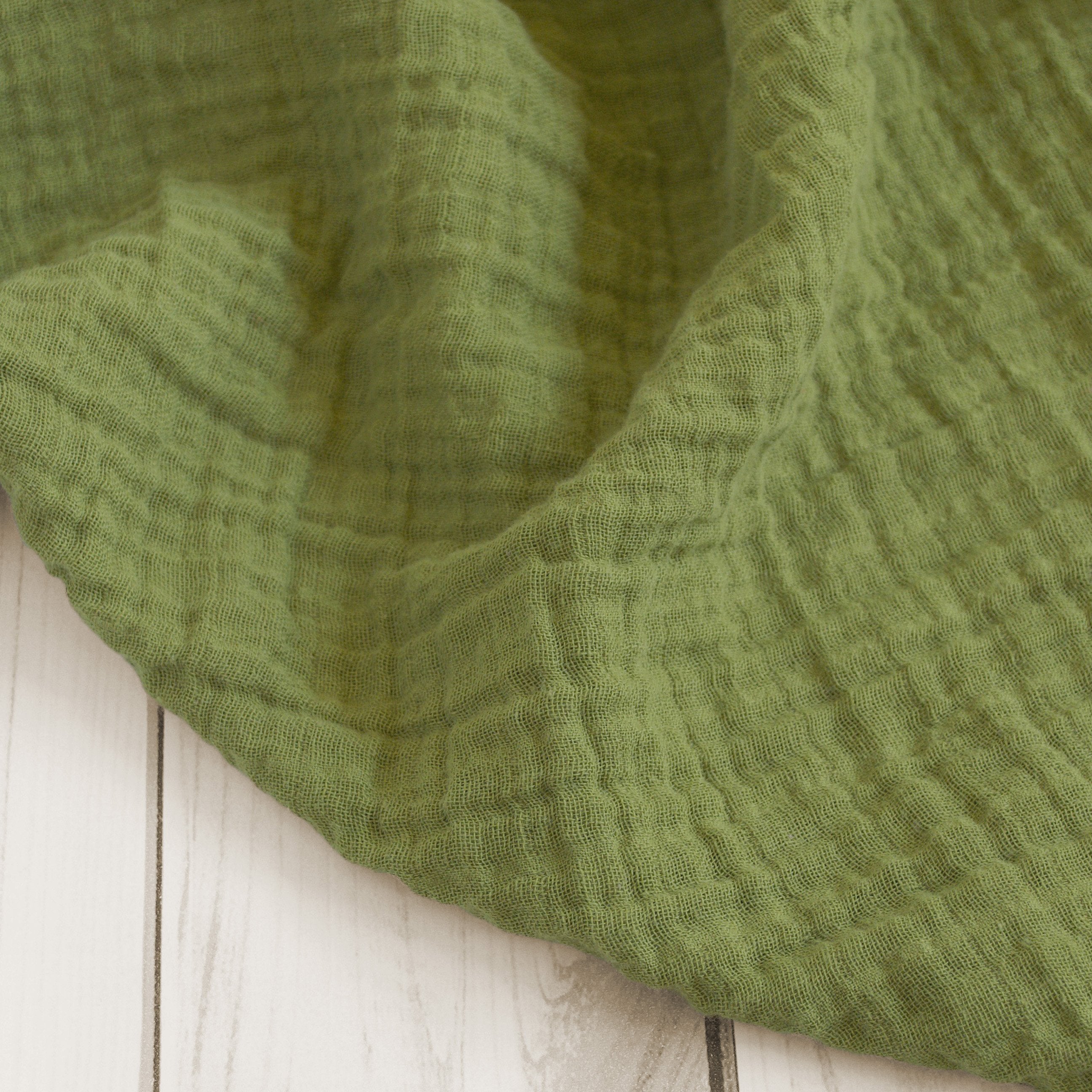Sugar + Maple Classic Muslin Swaddle - Olive Green
