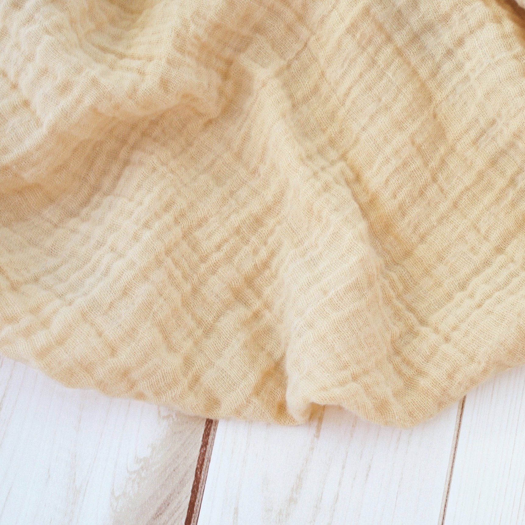 Sugar + Maple Classic Muslin Swaddle - Sand