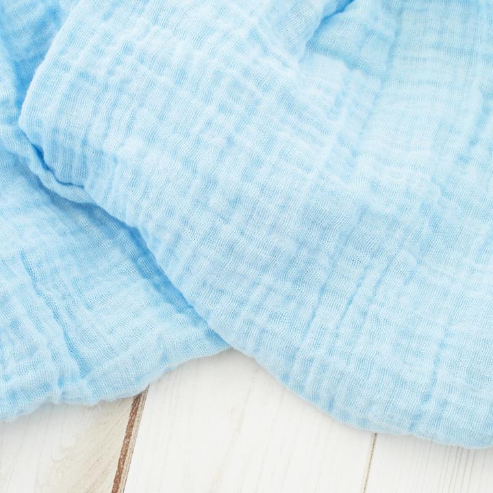 Sugar + Maple Classic Muslin Swaddle - Sky Blue