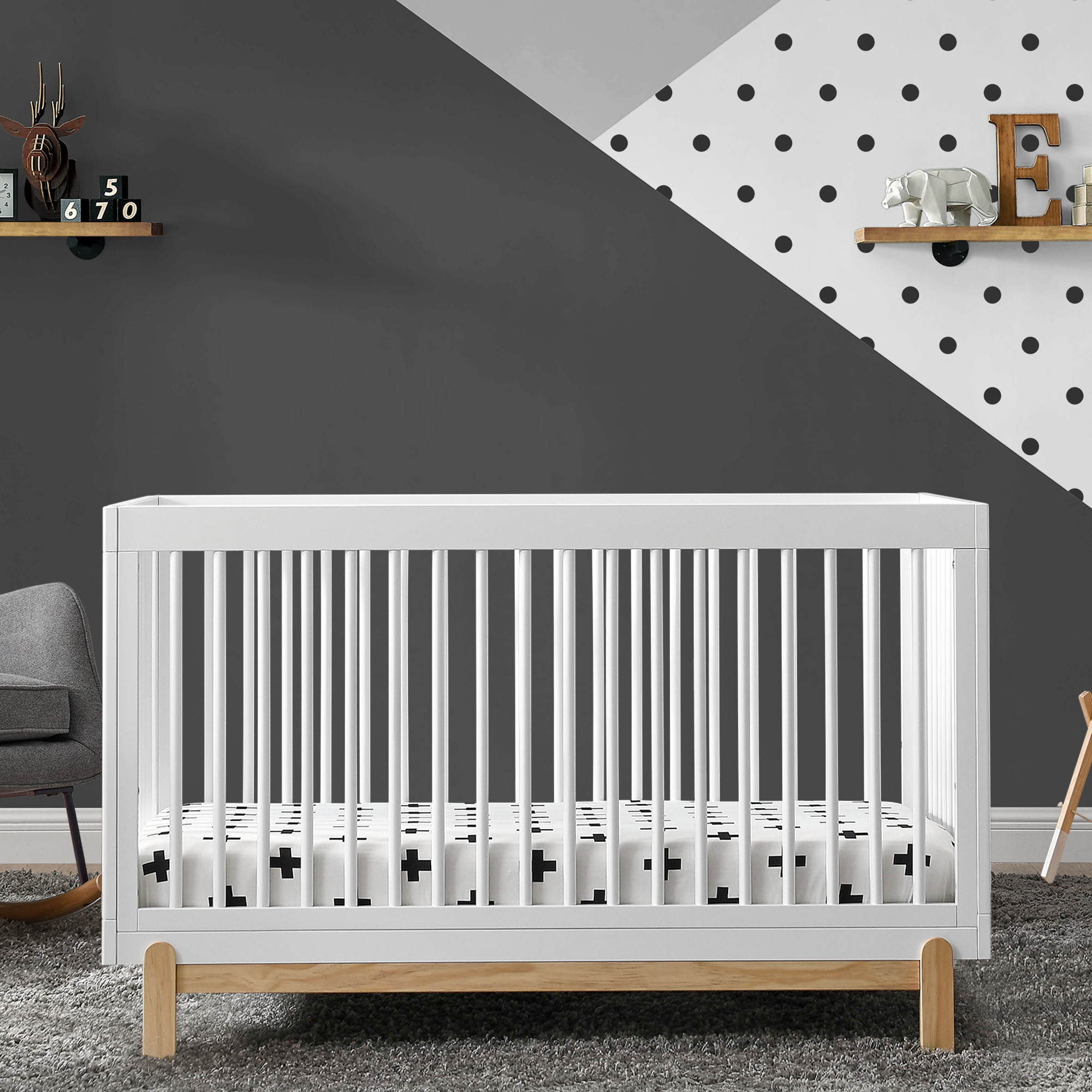 Delta Children Poppy 4-in-1 Convertible Crib