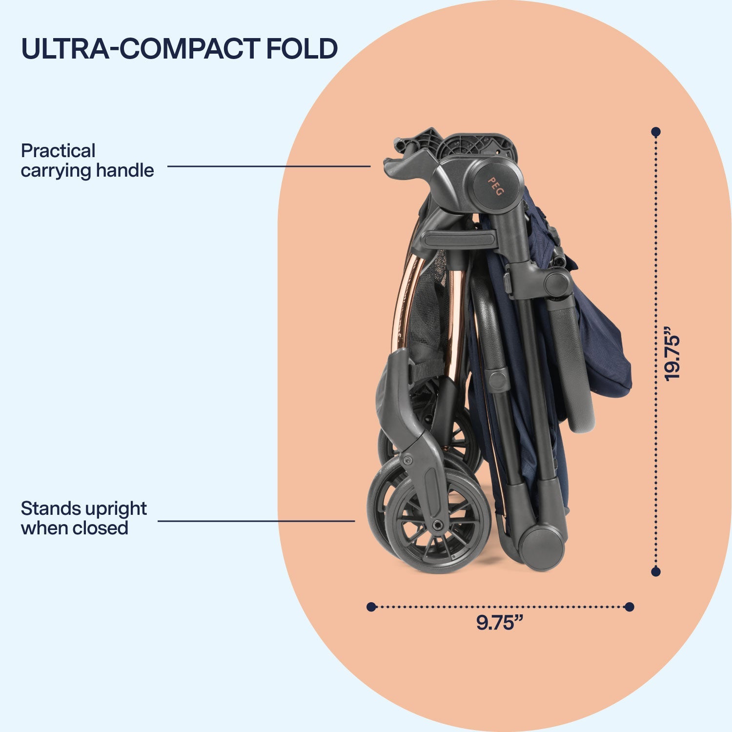 PEG Volo Stroller + Travel Bag