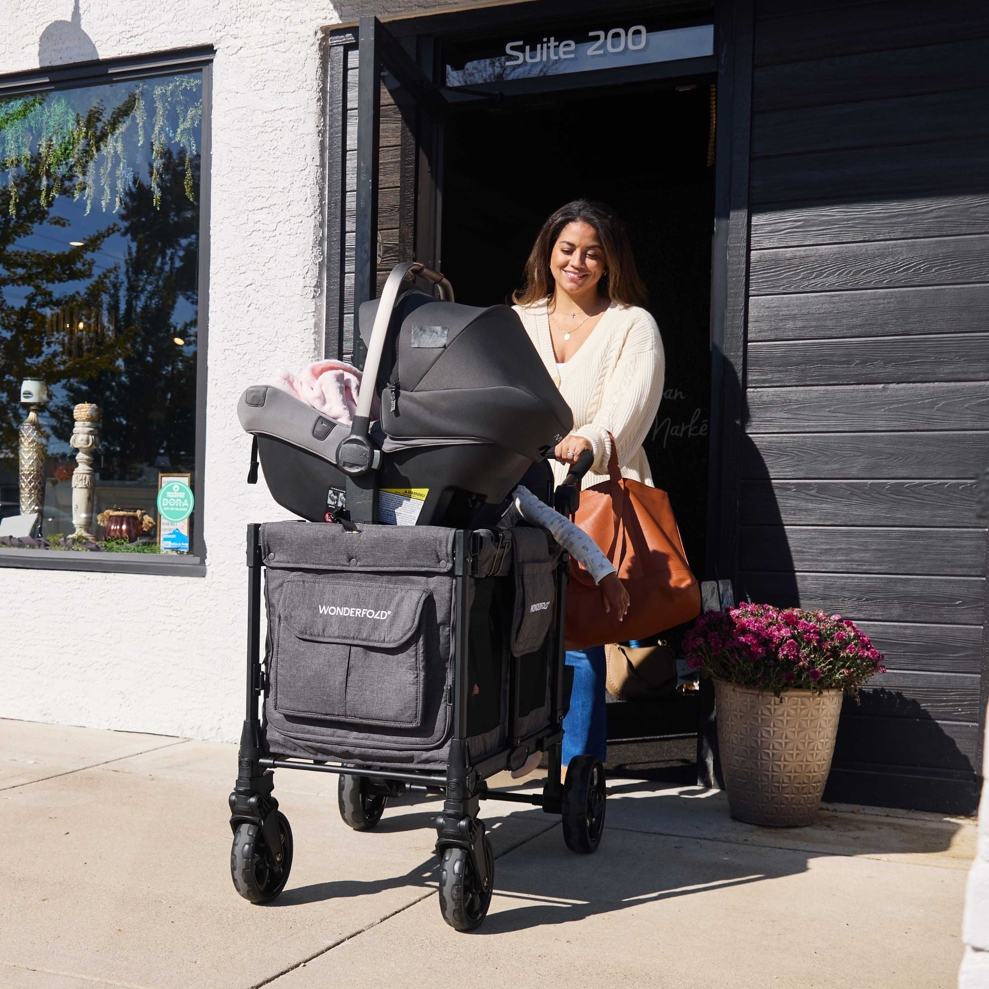 WonderFold W2 Elite Pro Double Stroller Wagon (2 Seater)