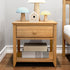 Jackpot Deluxe Nightstand with Drawer and Shelf