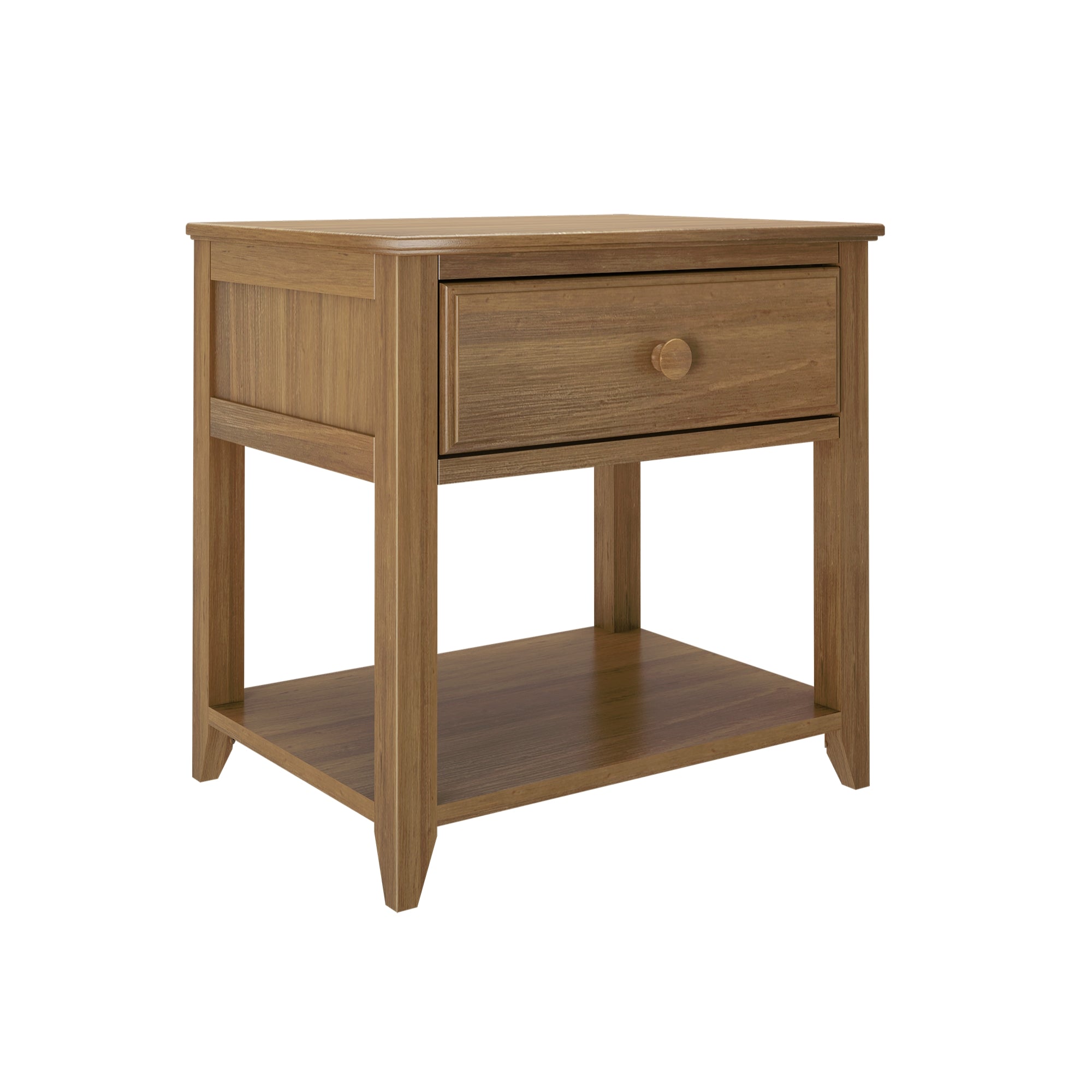 Jackpot Deluxe Nightstand with Drawer and Shelf