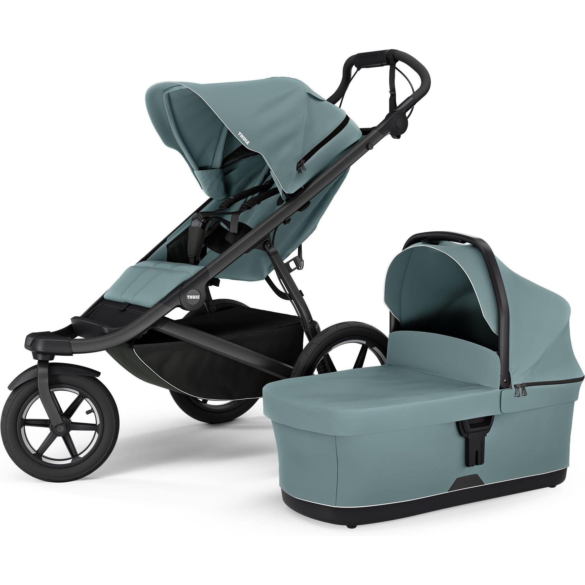 thule bassinet stroller Thule 20110756 Bassinet Mid-Blue