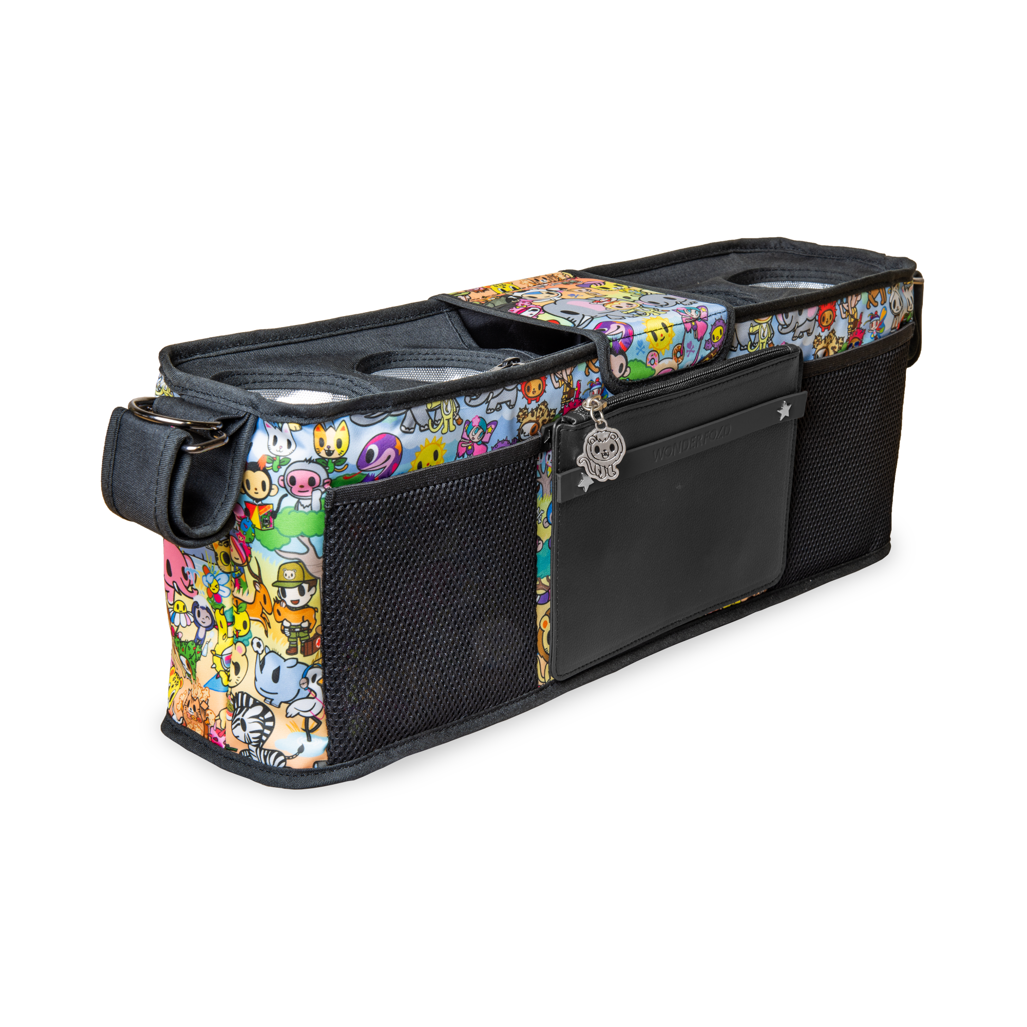 WonderFold Parent Console with Insulated Cup Holders