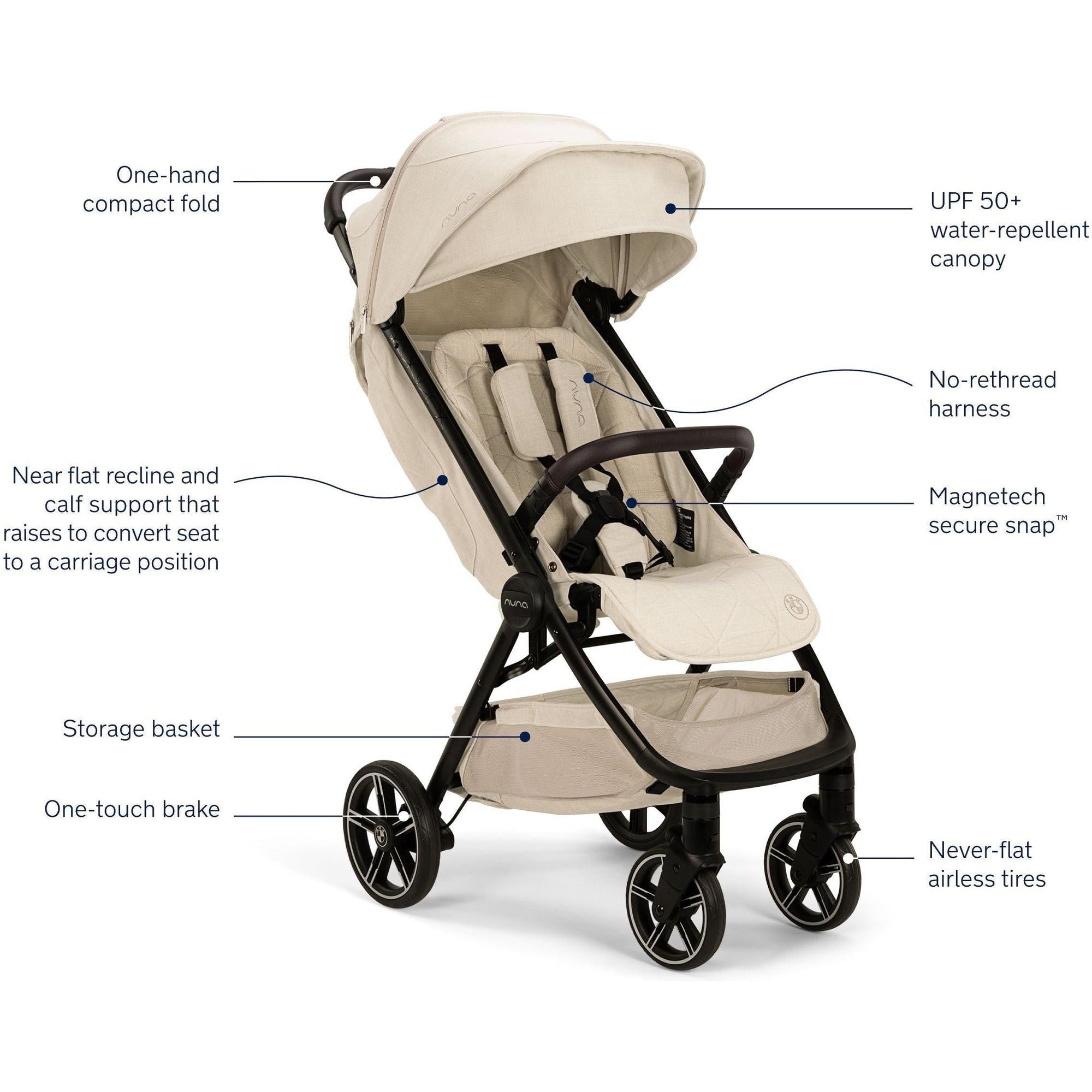 Nuna x BMW TRVL LX Stroller + Carry Bag – Lakeland Baby and Teen Furniture