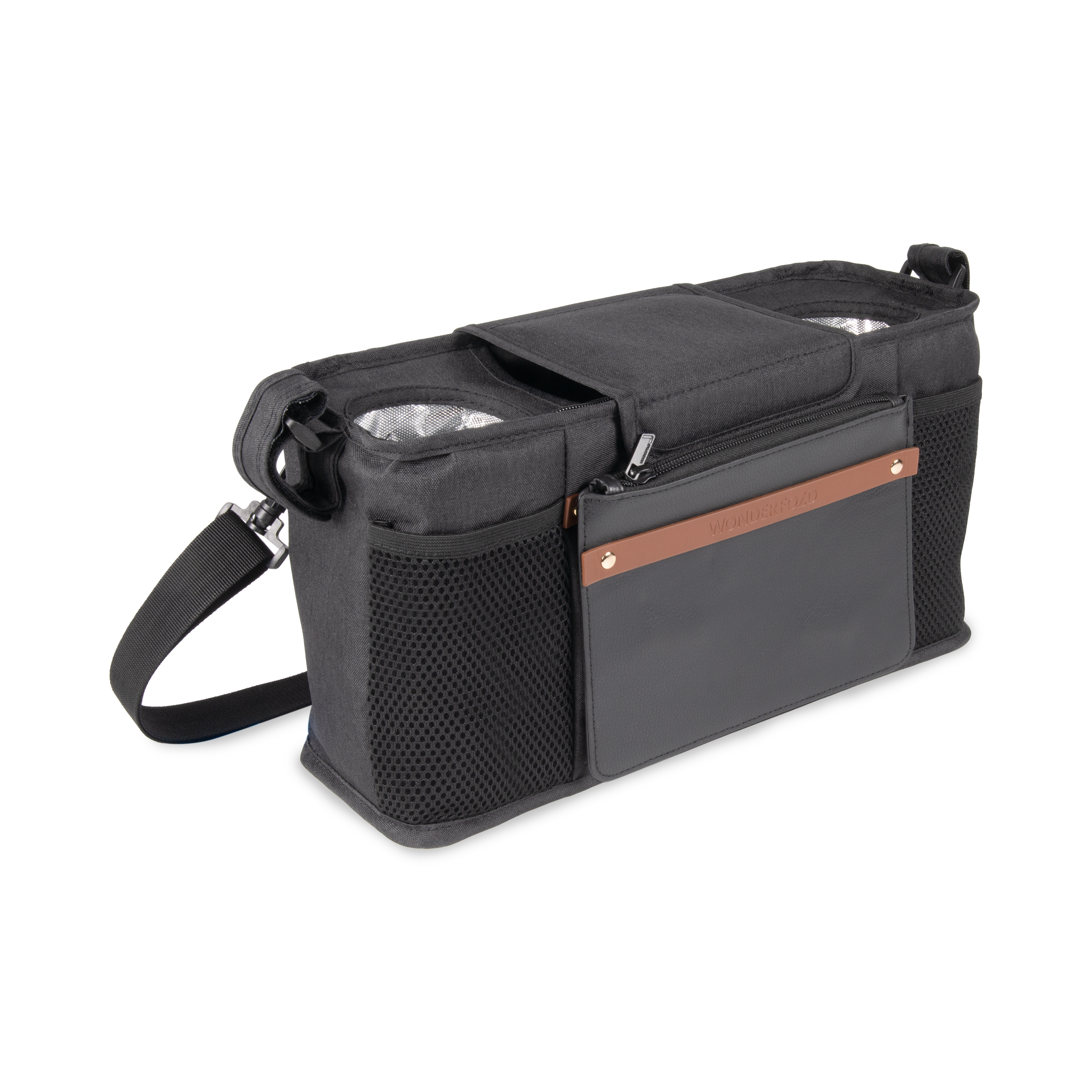WonderFold Parent Console with Insulated Cup Holders