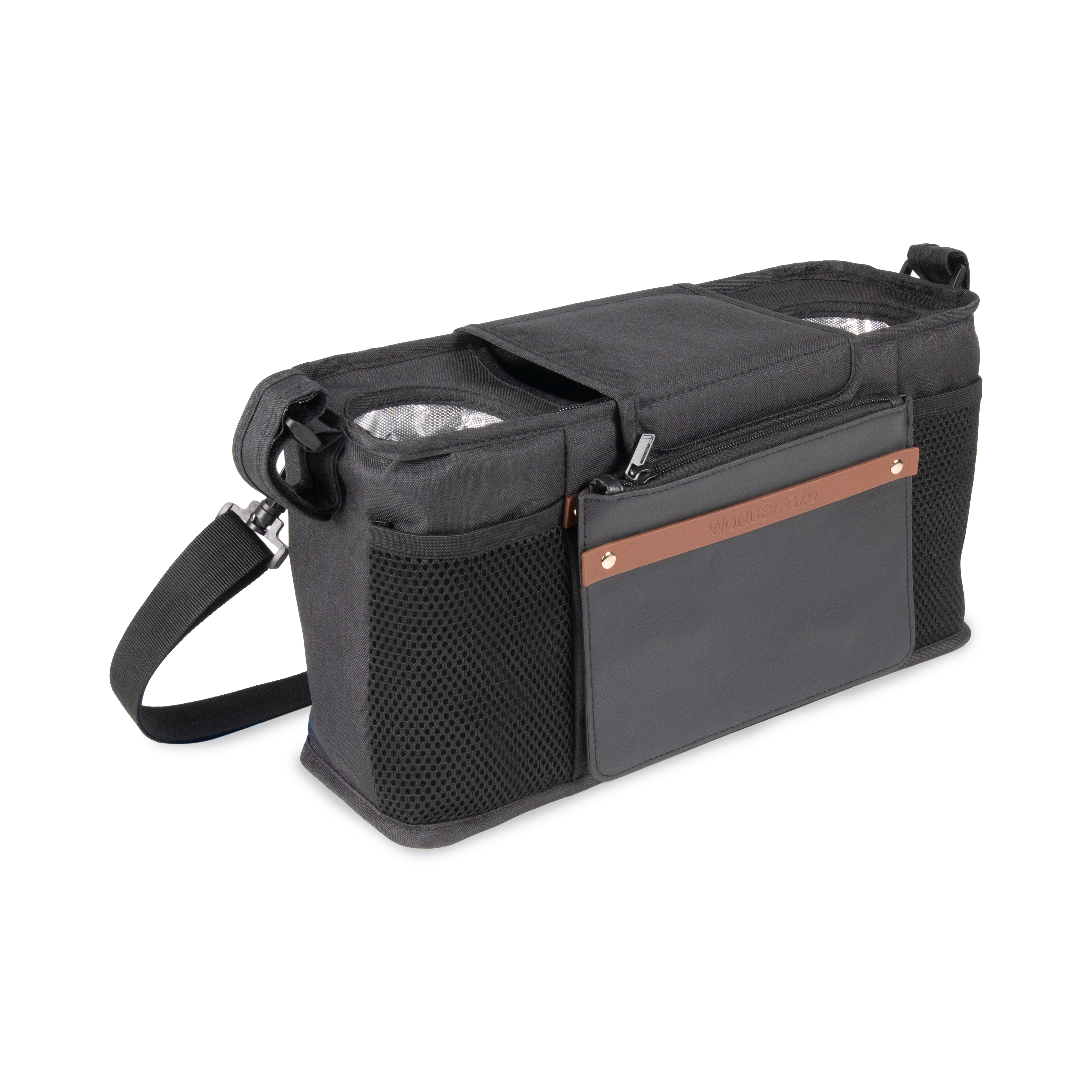 WonderFold Parent Console with Insulated Cup Holders