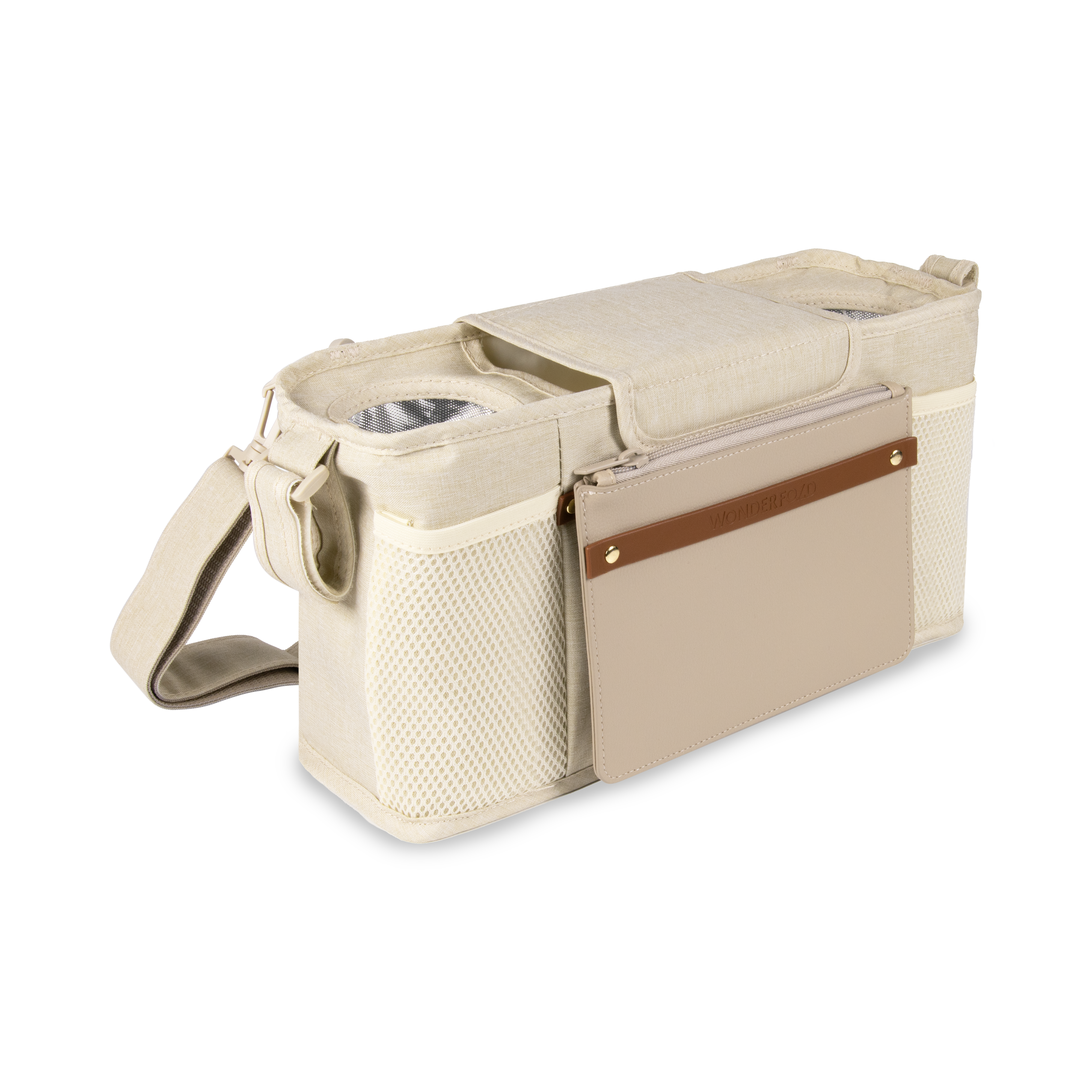 WonderFold Parent Console with Insulated Cup Holders