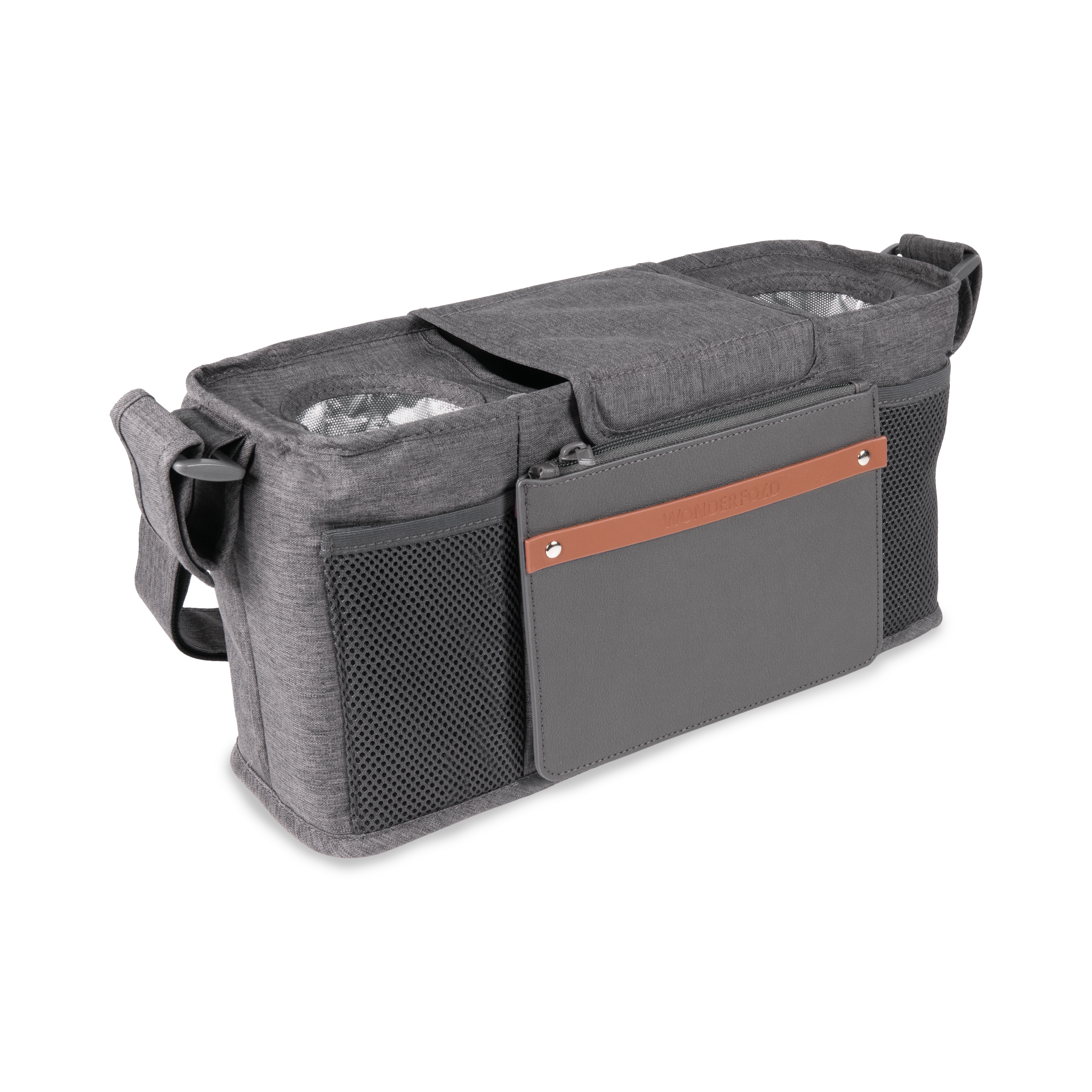 WonderFold Parent Console with Insulated Cup Holders