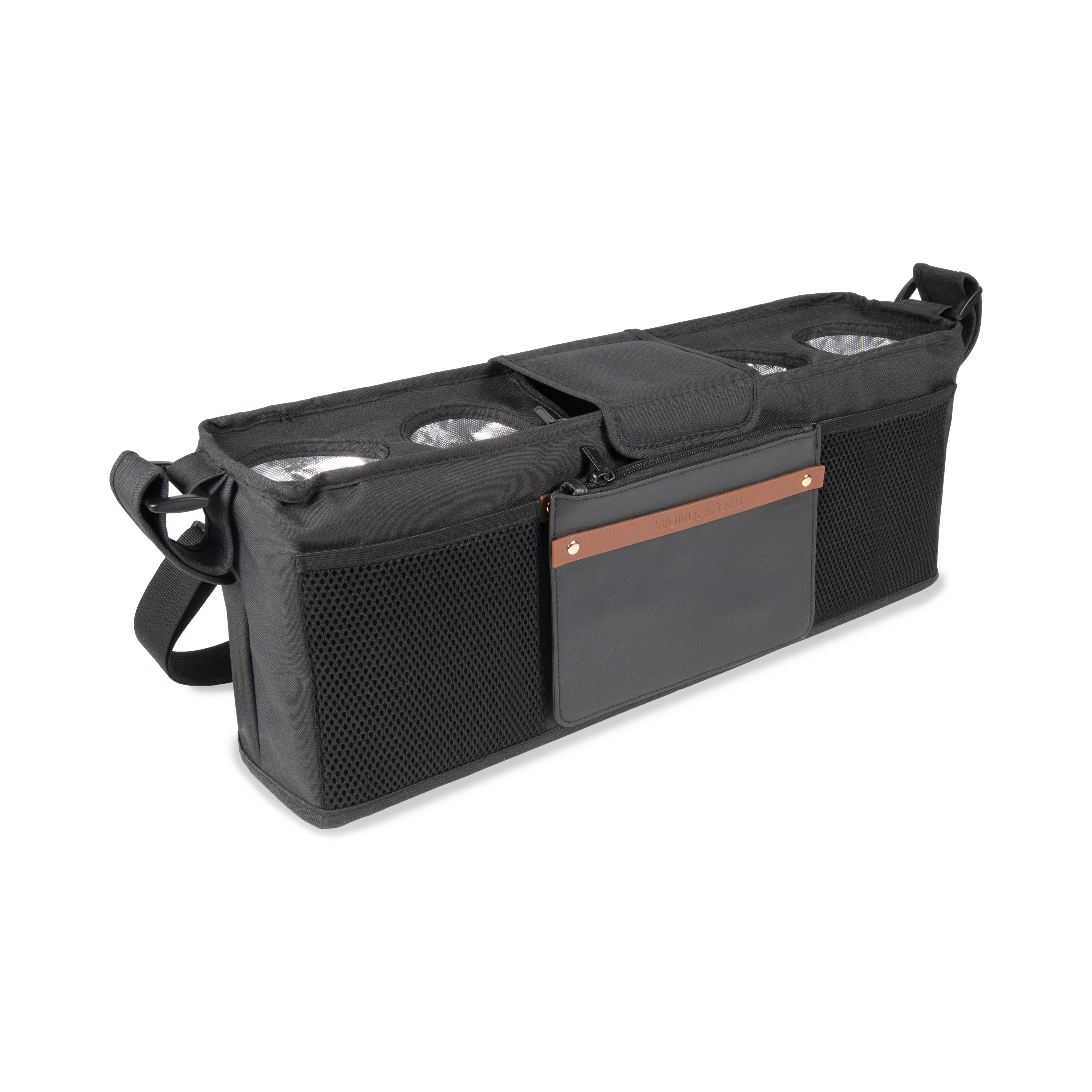 WonderFold Parent Console with Insulated Cup Holders
