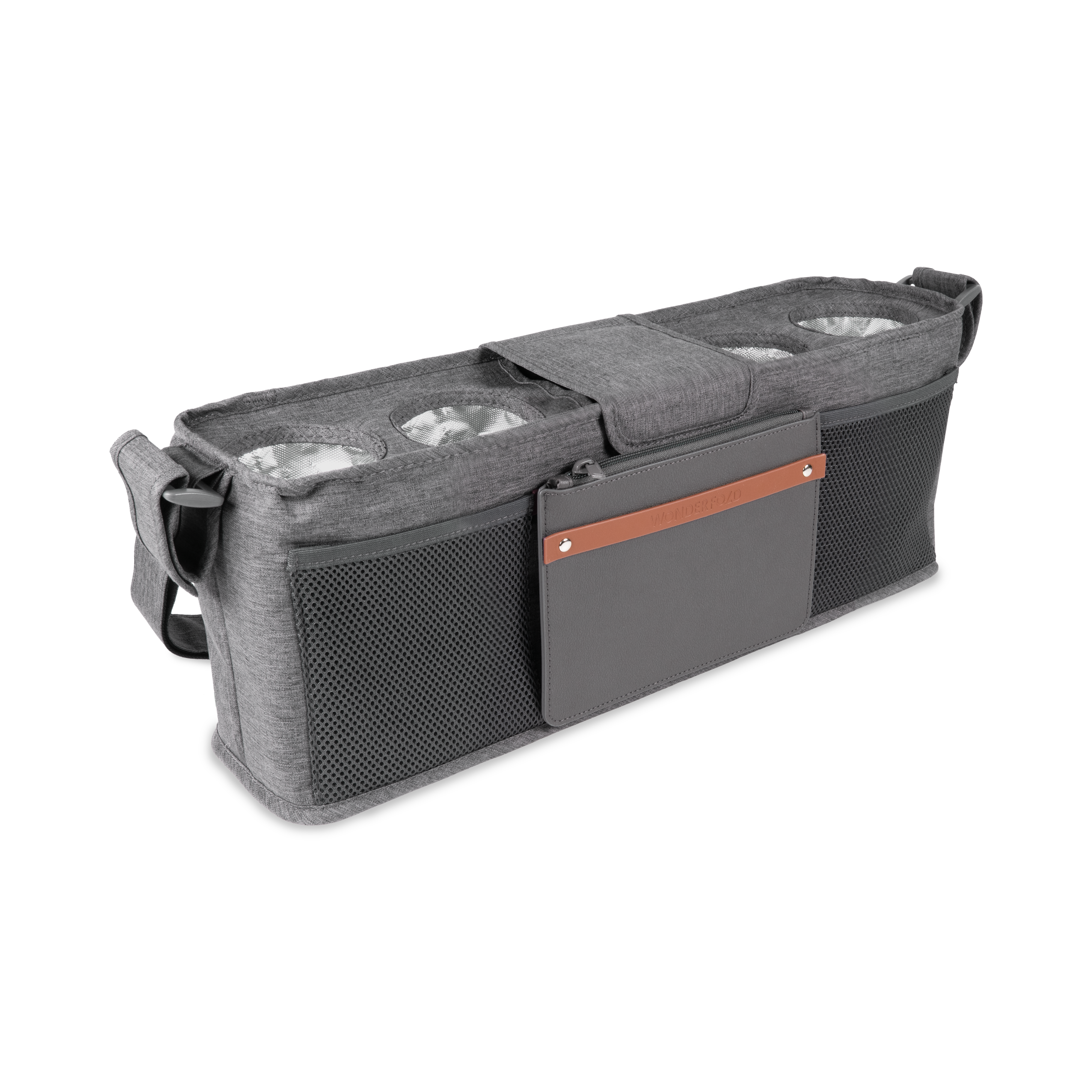 WonderFold Parent Console with Insulated Cup Holders