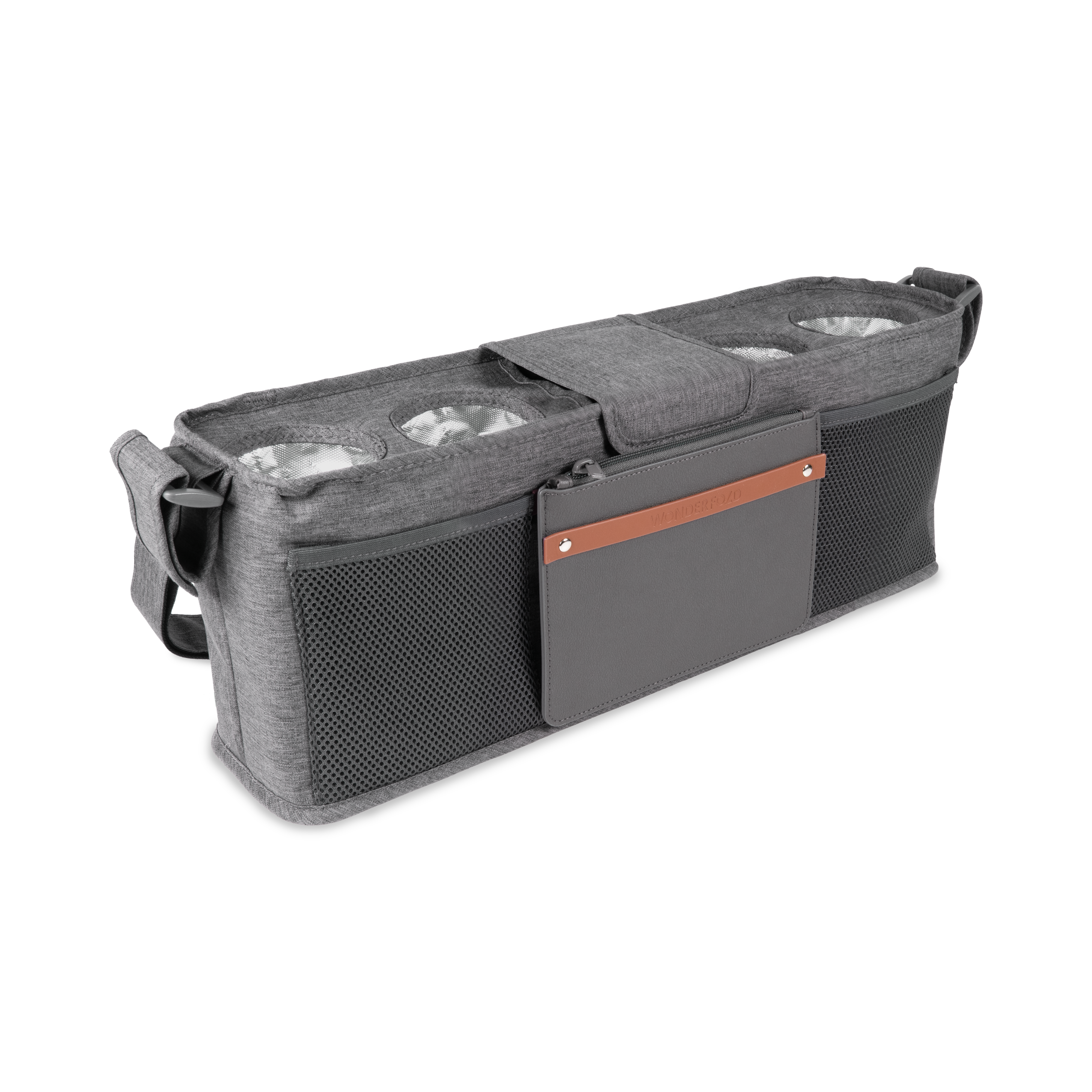 WonderFold Parent Console with Insulated Cup Holders