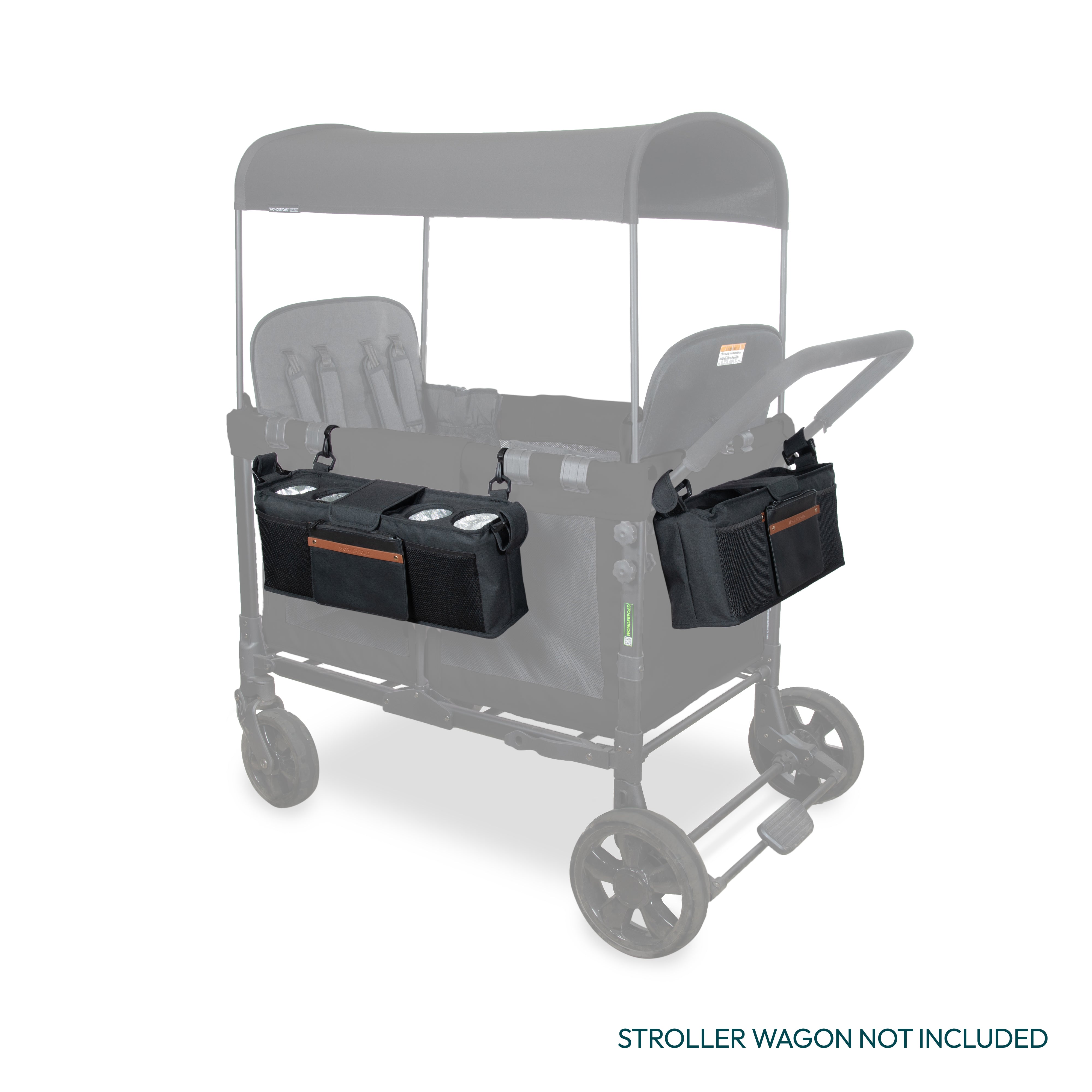 WonderFold Parent Console with Insulated Cup Holders