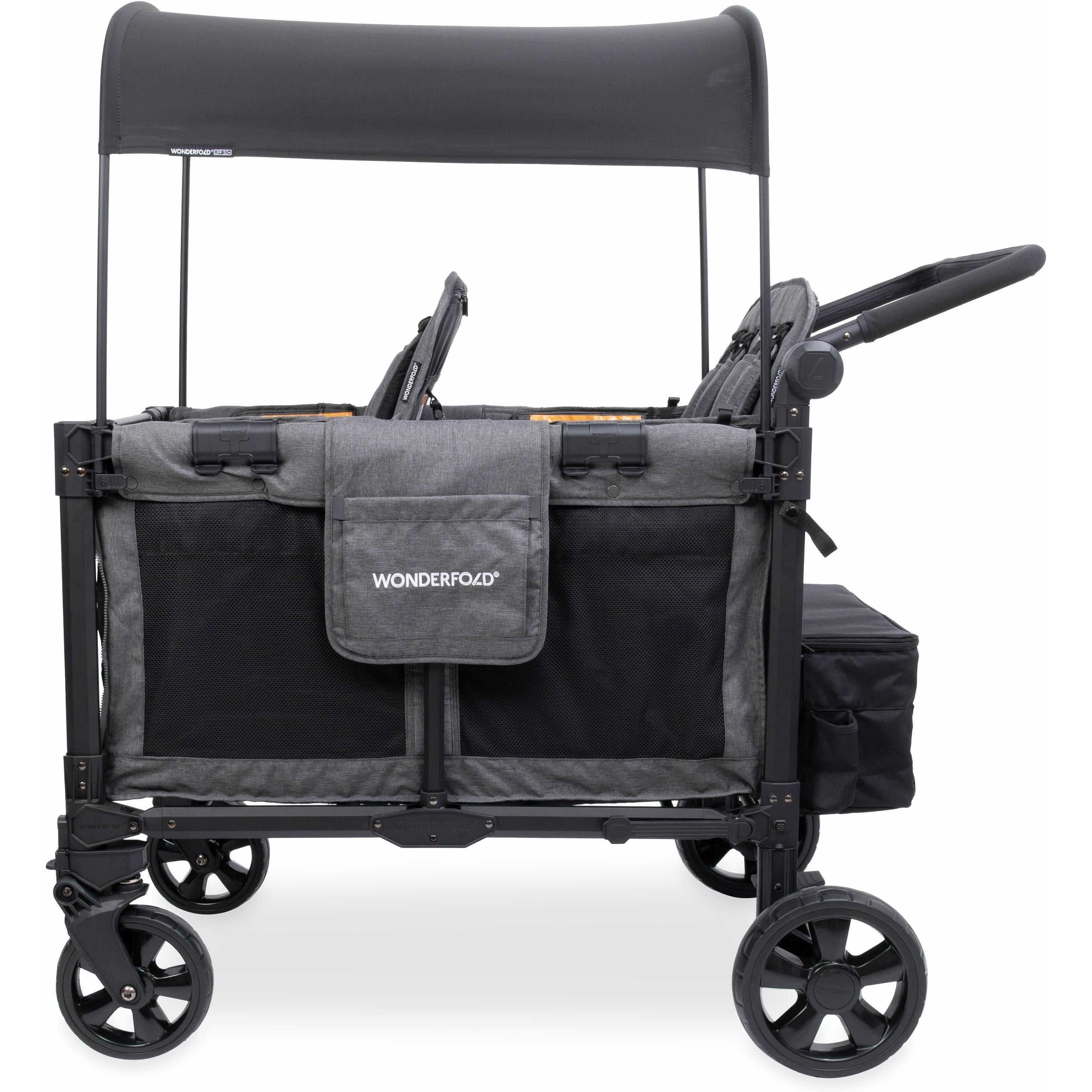 wonderfold w4 elite quad folding stroller wagon WonderFold W4 Elite Pro Stroller Wagon (4 Seater)