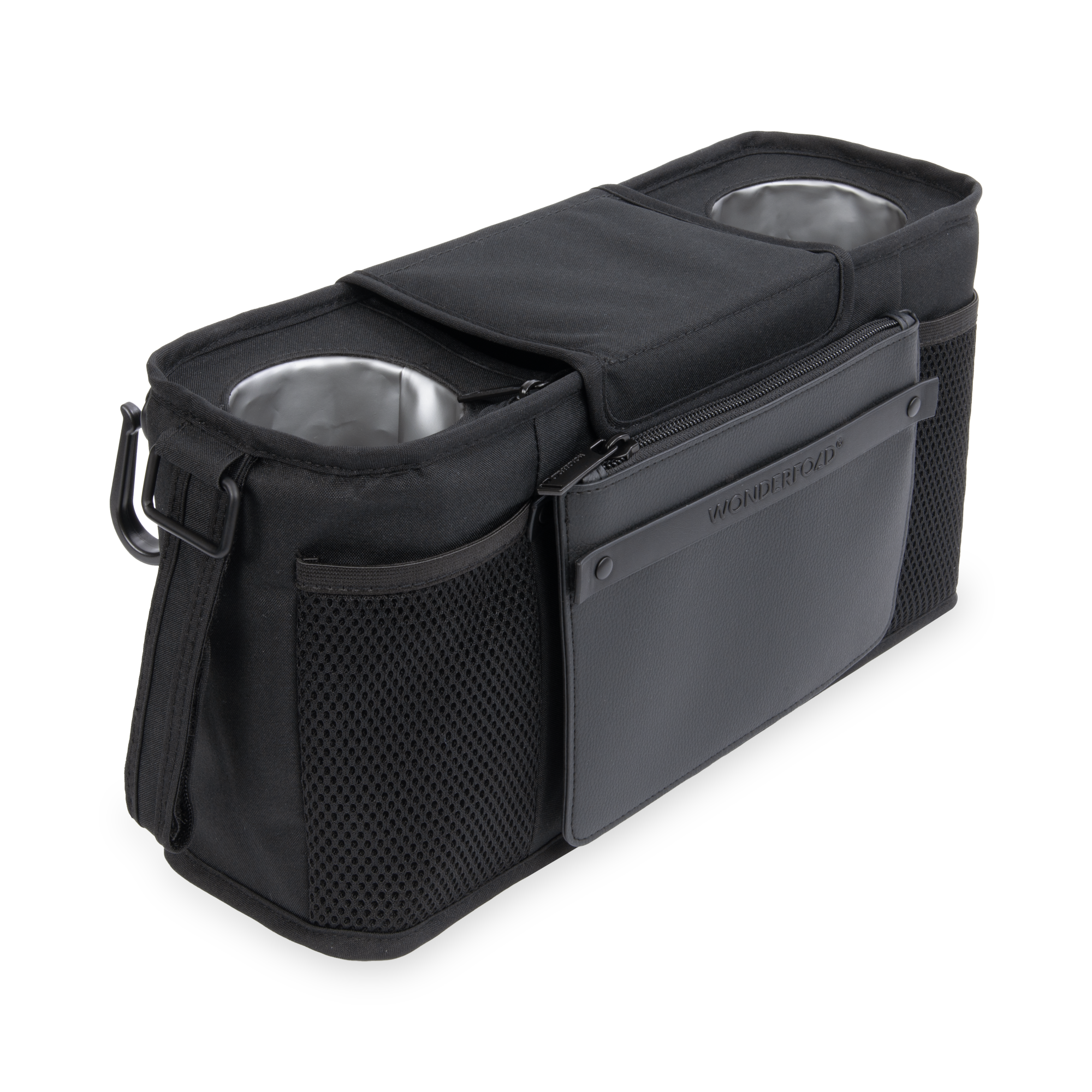 WonderFold Parent Console with Insulated Cup Holders