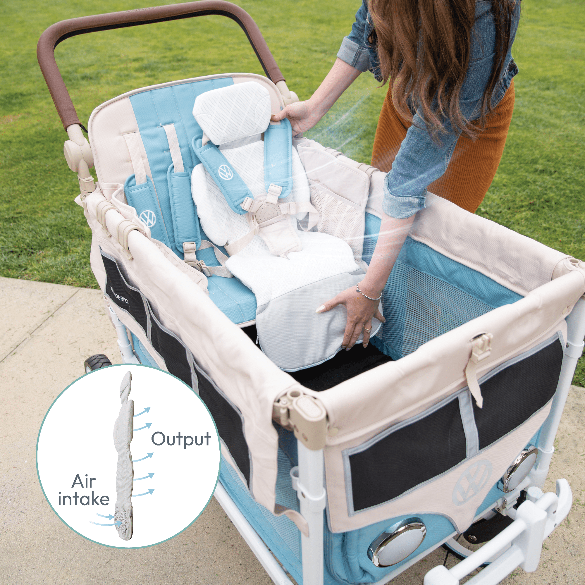 WonderFold Cooling Seat Cushion