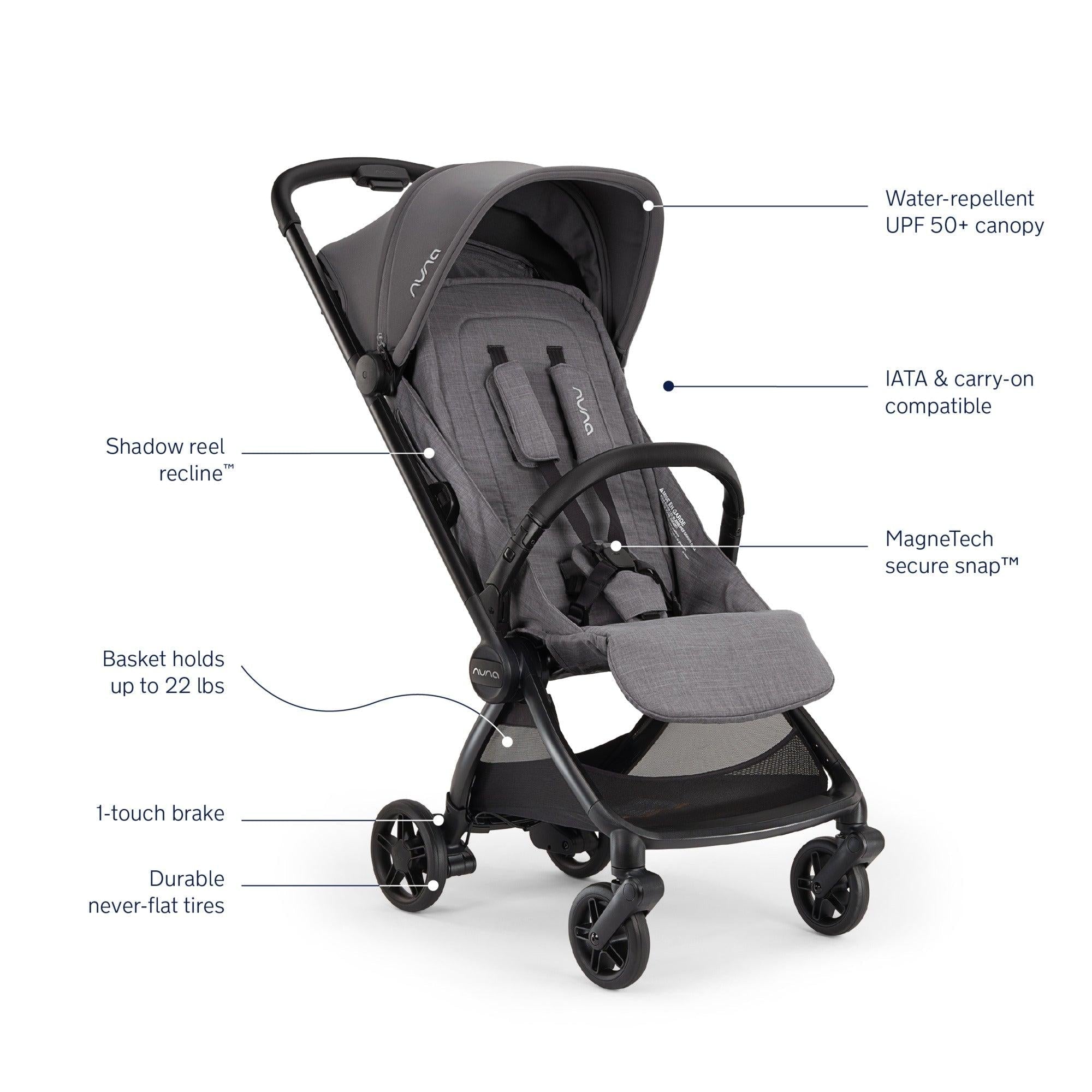 Nuna VIAA Cabn Stroller | PRE-ORDER | SHIPS IN JULY
