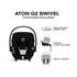 Cybex Aton G2 Swivel Infant Car Seat + Load Leg Base
