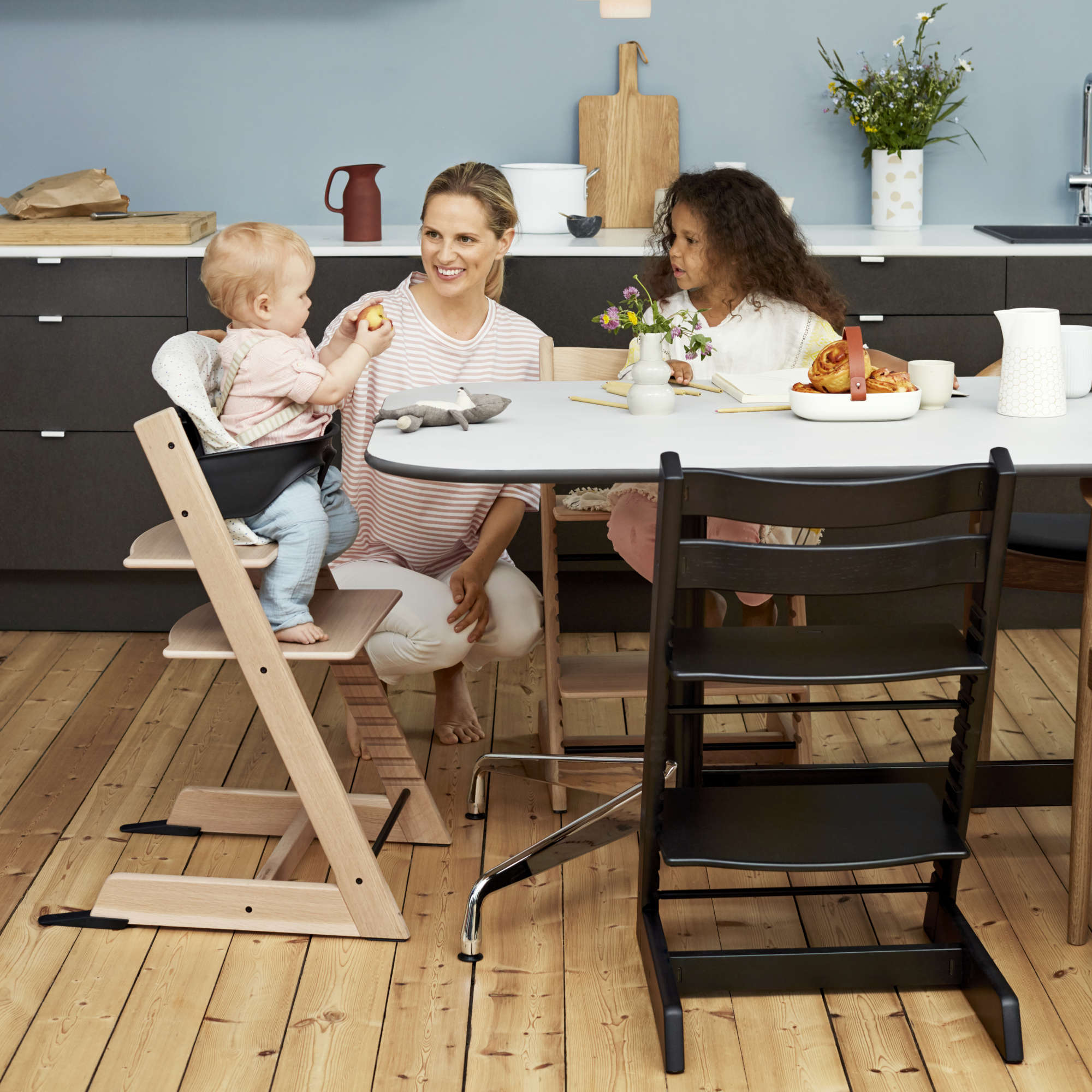 stokke tripp trapp 2004 Stokke Tripp Trapp Chair Oak – Lakeland Baby and Teen Furniture