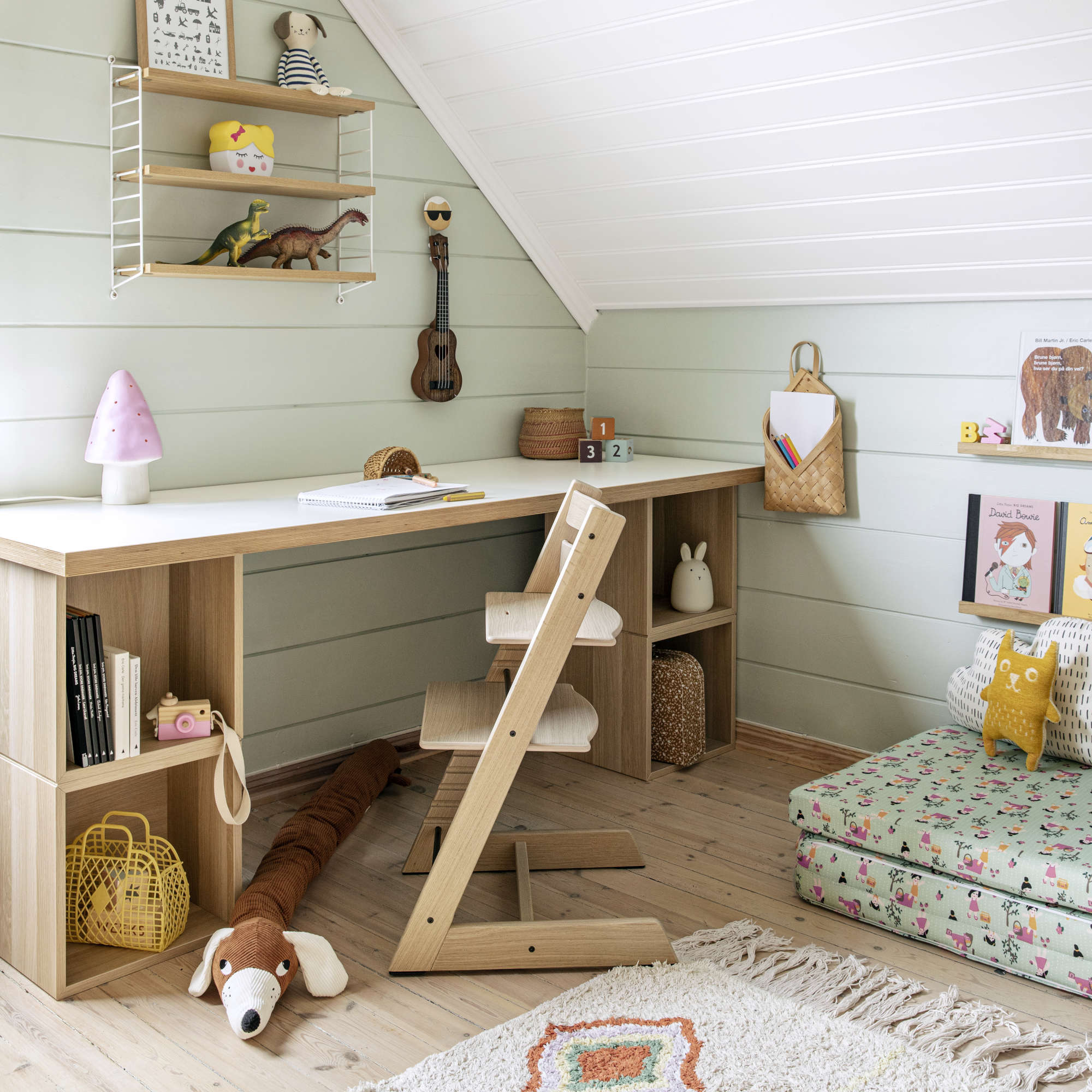 stokke tripp trapp at table Stokke Tripp Trapp Chair Oak – Lakeland Baby and Teen Furniture
