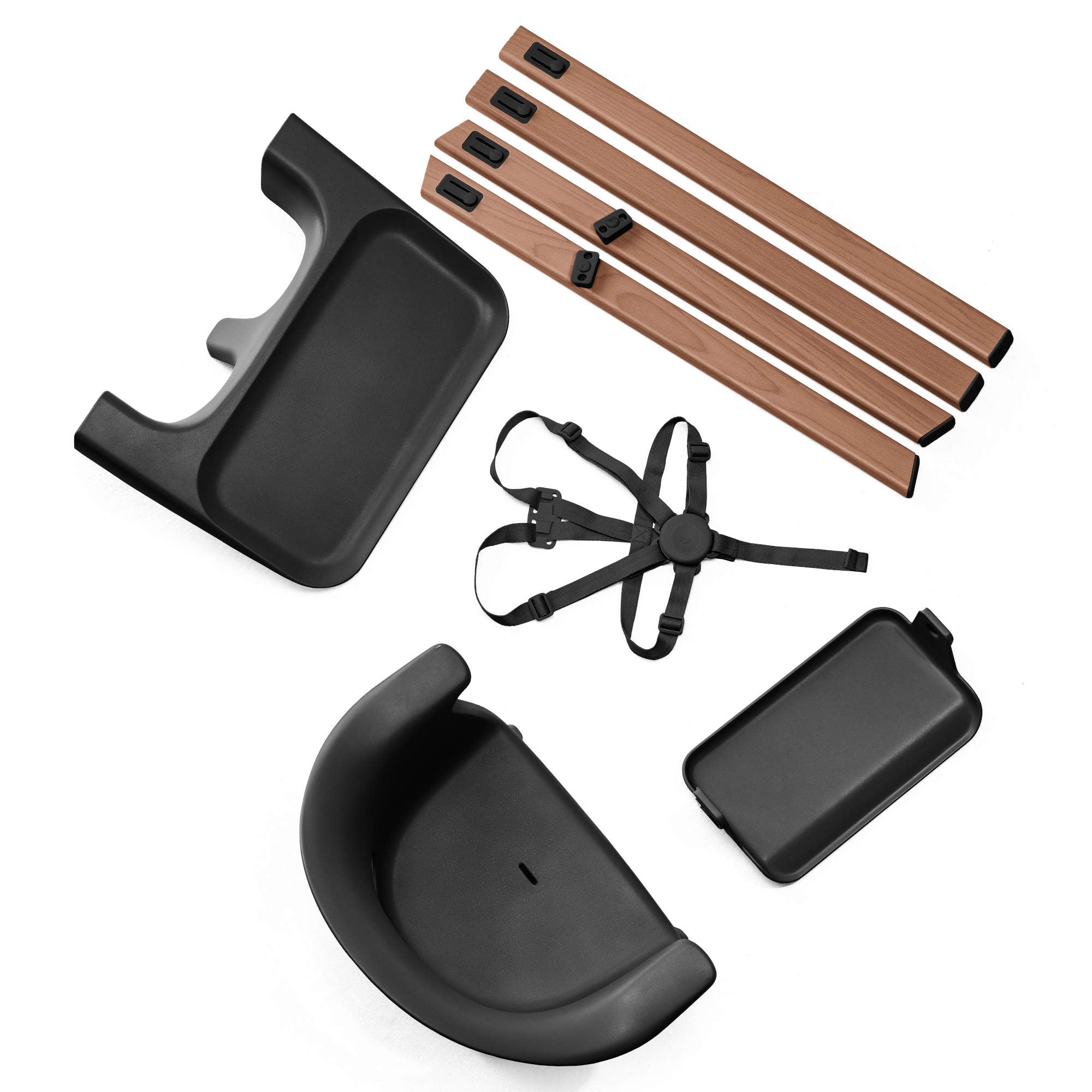 stokke clic clac Stokke Clikk High Chair Black / Warm Brown