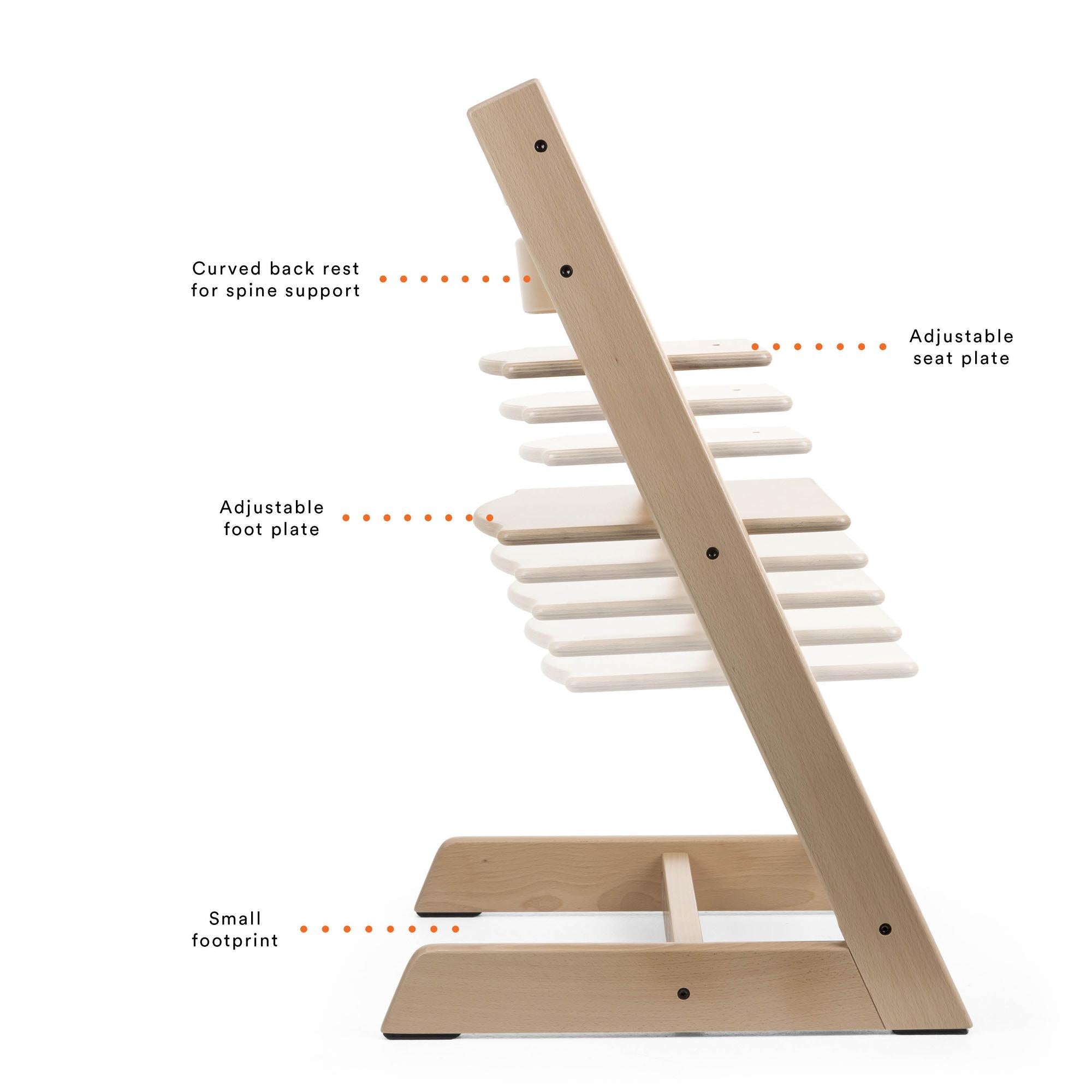 Stokke Tripp Trapp High Chair² Oak with Cushion + Stokke Tray – Lakeland Baby and Teen Furniture
