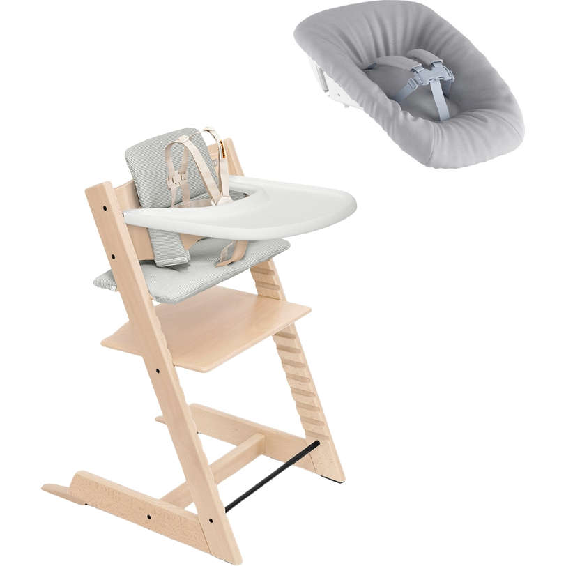 Stokke Tripp Trapp High Chair² with Cushion, Newborn Tray and Newborn set