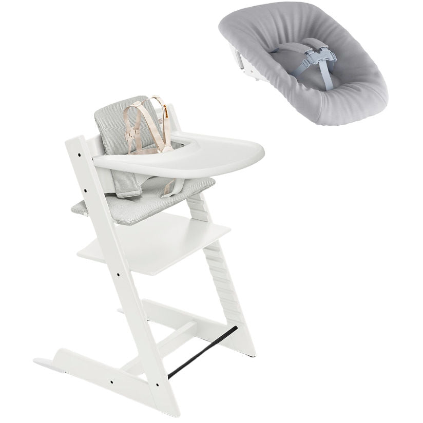 Stokke Tripp Trapp High Chair² with Cushion, Newborn Tray and Newborn set