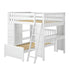 Jackpot Deluxe MAYFAIR1 Full over Twin L-Shaped Bunk with Desk + Storage