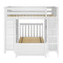 Jackpot Deluxe MAYFAIR1 Full over Twin L-Shaped Bunk with Desk + Storage
