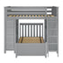 Jackpot Deluxe MAYFAIR1 Full over Twin L-Shaped Bunk with Desk + Storage