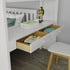Jackpot Deluxe FULHAM1 Full over Full L-Shaped Bunk with Staircase + Desk