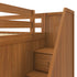 Jackpot Deluxe FULHAM1 Full over Full L-Shaped Bunk with Staircase + Desk