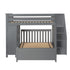Jackpot Deluxe FULHAM1 Full over Full L-Shaped Bunk with Staircase + Desk